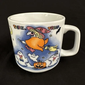 Vintage Kato Kogei Halloween Tasse Trick or Treat Geister verhexte Kürbisse Japan - Bild 1 von 5