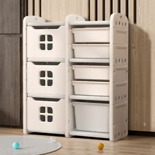 Kids Toy Box Storage Cabinet Childrens Nursery Bedroom Chest Drawers Bookshelves