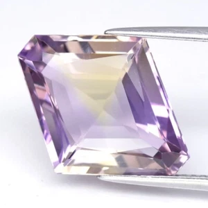 💎 8.19ct VVS Fancy Natural Yellow & Purple Ametrine - Untreated, Africa Gem - Bild 1 von 4