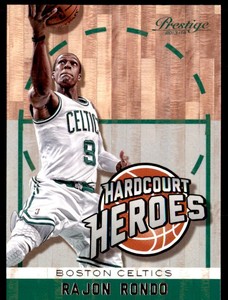2013-14 Panini Prestige Hardcourt Heroes Rajon Rondo Boston Celtics #17