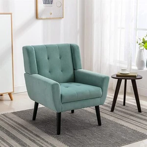 Velvet Accent Chair Upholstered Living Room Chairs Sofa Armchairs Reading Chairs - Picture 1 of 121