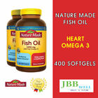 Nature Made Omega 3 Fish Oil 1200mg Softgels - 400 Count (2 PK) Exp. 03/24