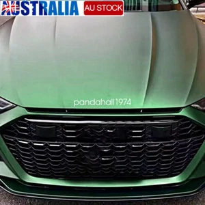 0.6x1.52m Cars Motorcycles Matt Green Air Release Vinyl Wrap Stickers AU - Picture 1 of 8