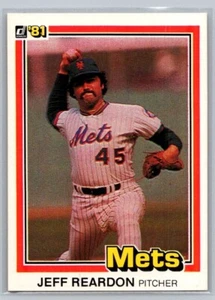 1981 Donruss Jeff Reardon #156 - Picture 1 of 2