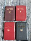 Vintage Gideon's New Testaments - Lot Of 4 - 1955, 1961, 1964, 1965