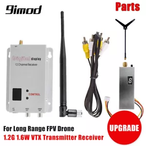 FPV Image Receiver Transmitter Video Transmission 12CH VRX VTX Antenna Combo Set - Picture 1 of 10