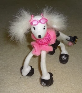 Barbie perro pose una mascota 2002 gafas teléfono muñeca juguete Mattel - Imagen 1 de 4