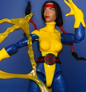 Custom Marvel Legends X-Men DANI MOONSTAR Retro 90’s Blue & Gold OOAK Figur - Bild 1 von 3