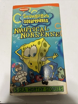 Nickelodeon Spongebob Squarepants - Nautical Nonsense (VHS, 2002) - Image 1 of 2