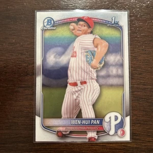 2025 Bowman #BCP-6 Wen-Hui Pan Chrome Prospects Philadelphia Phillies 1° - Foto 1 di 2