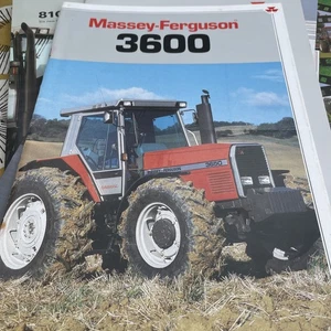 Massey Ferguson 3600 series tractor  leaflet sales brochure 18 pages approx 1987 - Picture 1 of 6