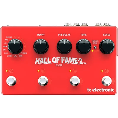 Pedal efecto para guitarra TC Electronic Hall of Fame 2 X4 Reverb Foto 1 de 4