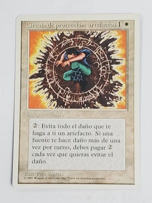 MTG Circle of Protection: Artifacts (Spanish 4th Edition (WB)/White/U) - BGM - Image 1 of 2