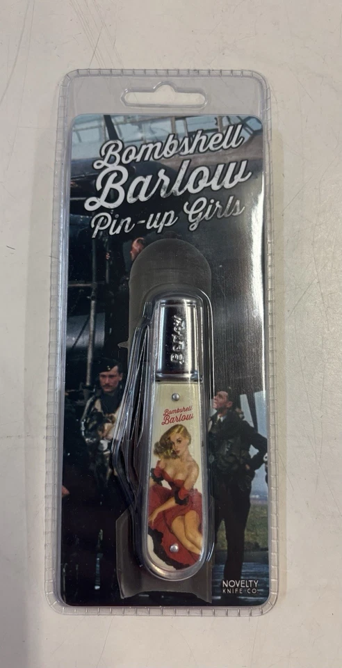 Novelty Cutlery NV314 Bombshell Pin up Folder Folding Pocket Knife