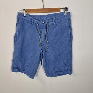 Hackett Mens Shorts Size 30 Blue Devon Pockets Casual - Picture 1 of 7