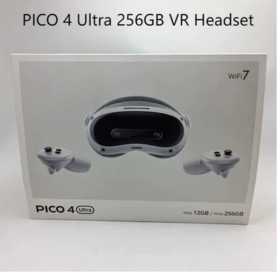 PICO 4 Ultra 256GB VR Headset-12GB RAM- Wi-Fi 7 -Standalone All-in-One Open Box - Image 1 of 4