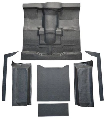 NEW Molded Carpet Complete Complete For Jeep Wrangler 1987-1995 Choose Color Foto 1 de 4
