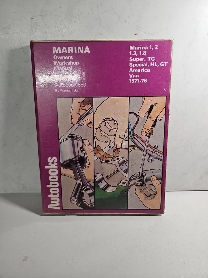 Autobooks Morris Marina***1.2 , 1.3 & 1.8 (1971-1978) ***Owners Workshop Manual  - Image 1 of 1