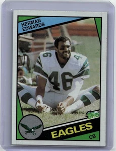 Topps #327c 1984 Herman Edwards - Imagen 1 de 2
