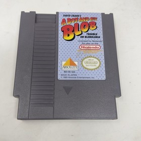 Un ragazzo e il suo blob NES (Nintendo Entertainment System, 1989) solo carrello - testato