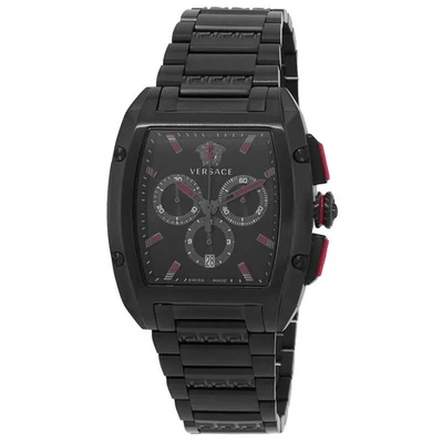 Reloj para hombre Versace Dominus cronógrafo cuarzo esfera negra VE6H00623 Foto 1 de 3