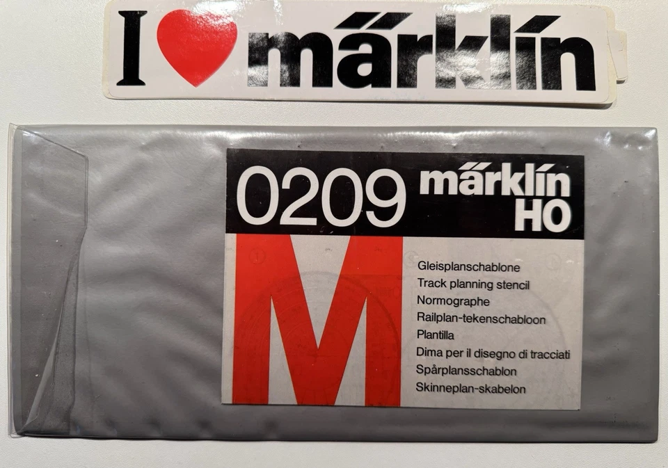 Marklin track planning stencil - Image 1 of 1