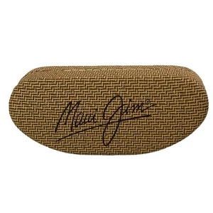 Maui Jim Sunglasses CASE Large Clam Shell Hard Sunglass Case Brown Yellow Havana - Picture 1 of 10