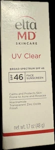 EltaMD UV Clear Face Sunscreen SPF 46 Oil-Free Sunscreen with Zinc Oxide 07/2026 - Picture 1 of 4