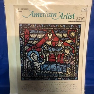 AMERICAN ARTIST DECEMBER 1969 - COLLECTIBLE MAGAZINE - Picture 1 of 4