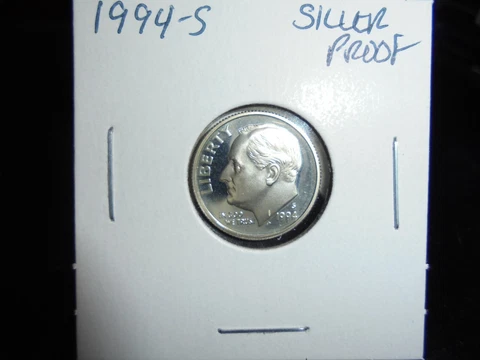 1994-S Silver Proof Roosevelt Dime Cover