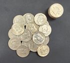 Franklin Half Dollars 1 Roll 20 Coins 90% 1950-1963 $10 Face Value-Cj-11