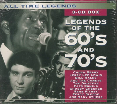 Legends of the 60s and 70s (3 CD Box) Rock & Roll, Jerry Lee Lewis, Chuck Berry - Bild 1 von 2