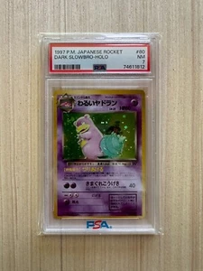 PSA 7 NM 1998 Pokemon Japanese Team Rocket #80 Dark Slowbro Holo 74611812 - Picture 1 of 2