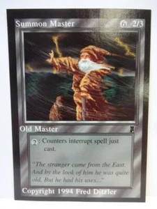 1994 Magic the Gathering Middle Ages Sticker: OLD MASTER Banned MtG Oddity - Picture 1 of 2