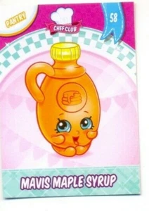 Shopkins Colección Temporada Serie 5 y 6 Cartas #58 Despensa - Jarabe de Arce Mavis - Imagen 1 de 1