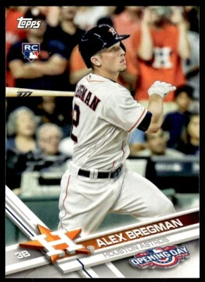 2017 Topps Opening Day Alex Bregman Rookie R56 Houston Astros #19 - Image 1 of 2
