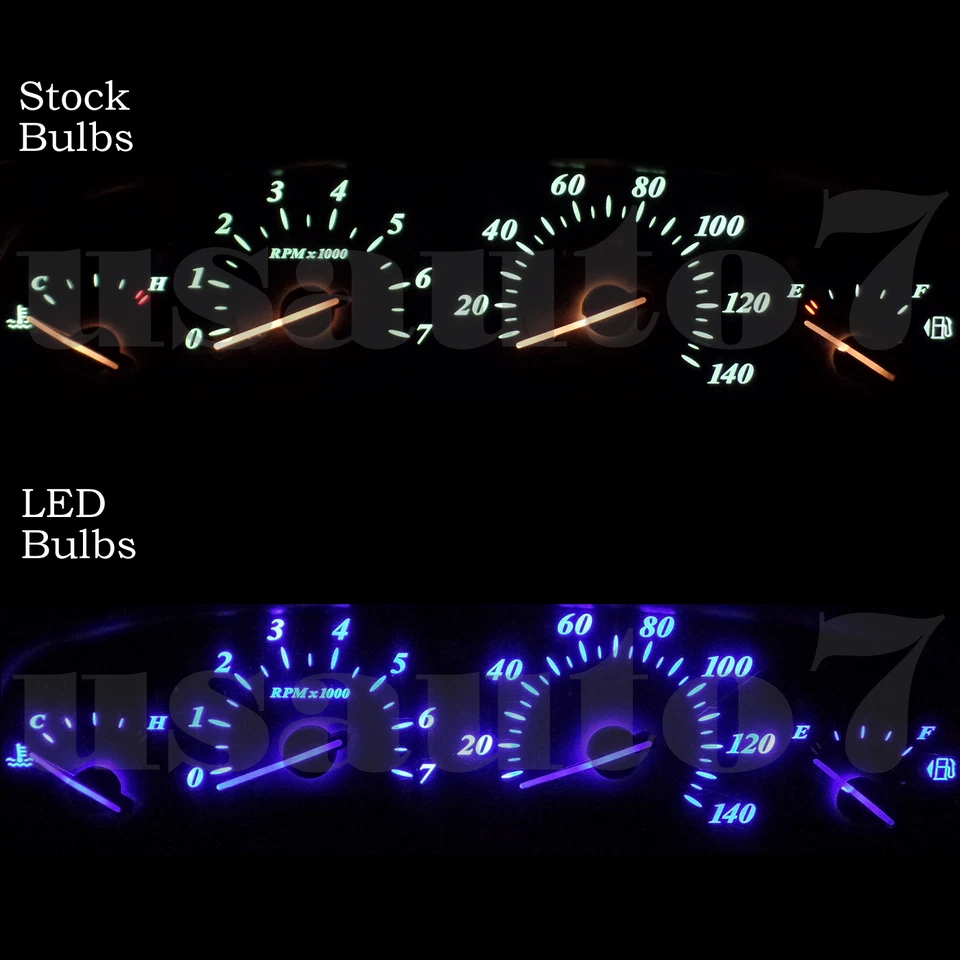 Dash Instrument Cluster Gauge BLUE SMD LED LIGHT KIT Fit 00-05 Buick Park Avenue - Image 1 of 4