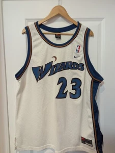 Vintage Nike Swingman Michael Jordan Washington Wizards Sewn NBA Jersey XXL - Picture 1 of 12