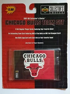1997 Upper Deck Collector's Choice Chicago Bulls Team Set Michael Jordan Sealed - Picture 1 of 4