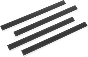 Dust Pan Edge Replacement for Quickie, Tough Guy, etc. All Black. 4-Pack - Picture 1 of 4
