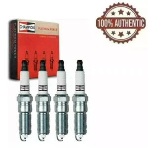 4 pc Champion Platinum Spark Plugs for 2006-2011 Chevrolet HHR 2.2L 2.4L L4 xm - Picture 1 of 2