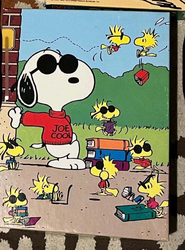 Rompecabezas vintage Peanuts Snoopy - Joe Cool - Embalaje sin abrir Foto 1 de 1