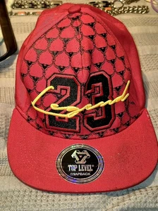 Chicago Nuevo Top Level Greatest 23 Jordan Bulls Era Roja y Negra Gorra Snapback - Imagen 1 de 1
