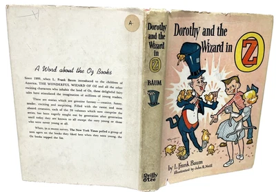 DOROTHY AND THE WIZARD IN OZ 1959 HCDJ L F Baum RARE ROYCRAFT Cover Reilly & Lee - Image 1 of 4