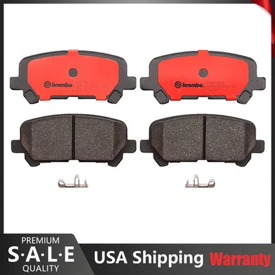 Juego de pastillas de freno de disco ranuradas cerámicas NAO traseras Brembo Honda Odyssey para Acura MDX Foto 1 de 2