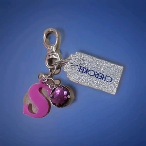 Cherokee Keychain Letter S purple New - Picture 1 of 3