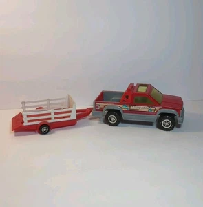 VTG 1989 NYLINT Lawn Care Service Truck and Trailer Red and White - Picture 1 of 12
