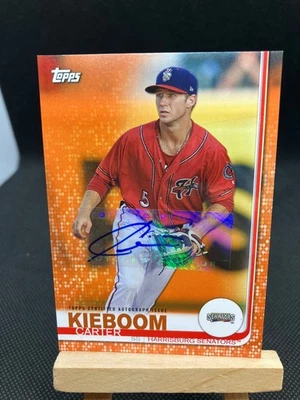 Carter Kieboom 2019 Topps Pro Debut ORANGE AUTO #'d/25 Harrisburg Senators #36🔥 - Image 1 of 4