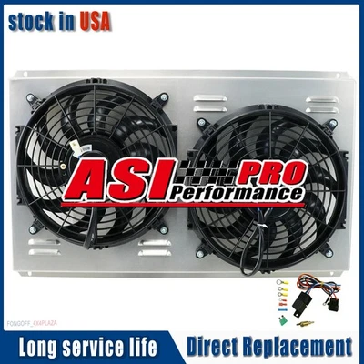 Aluminum Shroud Electric Fan for 1996~05 Chevy Blazer S10 C1500 GMC Jimmy Sonoma Foto 1 de 4