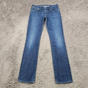 Citizens of Humanity Jeans Women 27 Straight Low Stretch Dark Wash Ava USA 27x33 - Picture 1 of 14